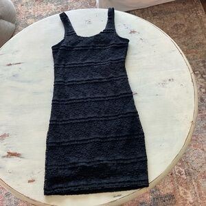 Forever 21 Black lace lined mini dress in Size Small